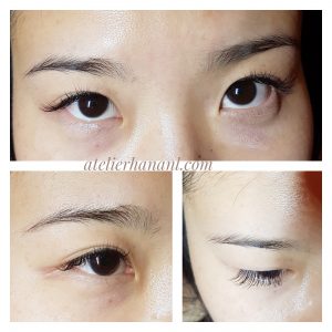 eyelash extensions one by one by japanese stylist