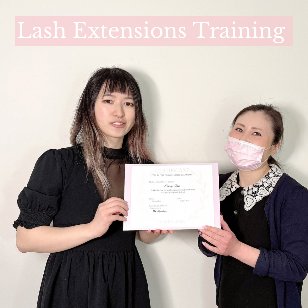 Lash extensions training 